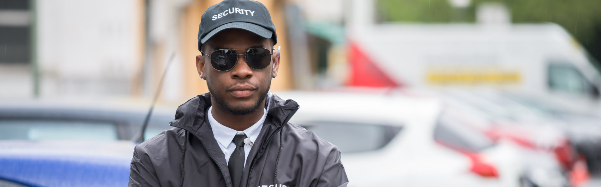 Security guarding parked cars